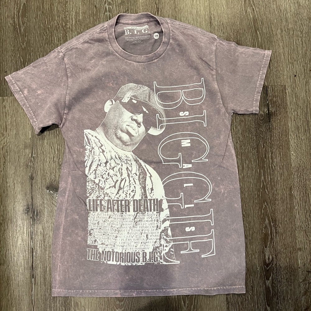 BIGGIE Graphic T-Shirt - Purple